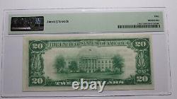 20 1929 Delaware Ohio Oh National Monnaie Banque Note Bill Ch. No 243 Unc50epq Pmg