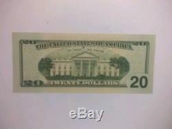 20 $ Dollar Remarque Avec Fancy Numéro De Série Ladder Brisé Monnaie Américaine Unc 2013 Frb