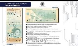20 x VENEZUELA 500 DIGITALES 2023 UNC NOUVEAU 500 ? Millions de Bolívares COA Inclus