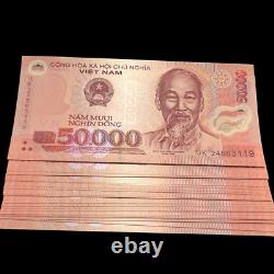 20x Vietnam 50000 Dong Billet en Polymère Monnaie du Monde UNC 1 Million