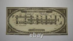 $3 18 Woodstock Vermont Vt Devise Obsolète Note Bill Reliure Unc+