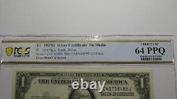 3 billets de banque en certificat de silver de 1 $ 1935-G exemples consécutifs UNC64PPQ