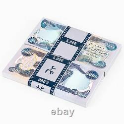 40 X 5 000 Dinar Iraquien 5k Non Circulé 200 000 Iqd Total 2003 Iraq Currency