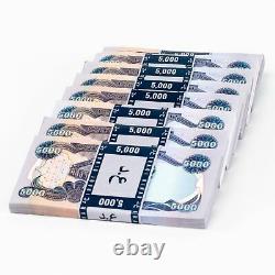 40 X 5 000 Dinar Iraquien 5k Non Circulé 200 000 Iqd Total 2003 Iraq Currency