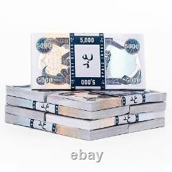 40 X 5 000 Dinar Iraquien 5k Non Circulé 200 000 Iqd Total 2003 Iraq Currency