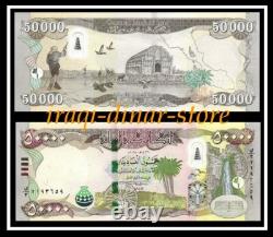 500,000 Dong vietnamien + Un lot de billets de banque de 50,000 Dinar irakien UNC