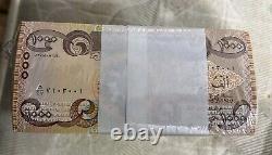500 Pcs Irak 1000 DINARS Nouveaux 2018 5 BUNDLE UNESCO UNC Billet de Monnaie Irakien