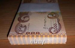 500 Pcs Irak 1000 DINARS Nouveaux 2018 5 BUNDLE UNESCO UNC Billet de Monnaie Irakien
