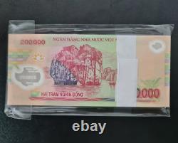50 billets de banque de 200 000 DONGS vietnamiens (50x 200 000) UNC