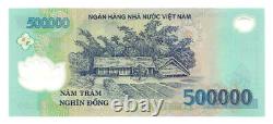 5 000 000 VND 500 000 Dong Viet Nam x 10 Billets de banque du Vietnam Neuf Gros