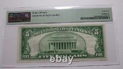 $5 1929 Lake Village Arkansas National Monnaie Banque Note Bill #13632 Unc65 Pmg