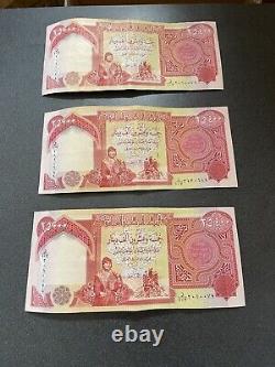 75,000 Iraq Dinar / Banque Centrale D'irak Notes / Unc 75000 Dinars Irakiens Monnaie