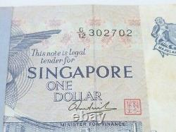 99 Pcs. Bundle Singapour $1 Bird Flag Dancer Unc Currency Money Bank Note