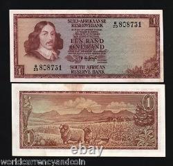 AFRIQUE DU SUD 1 RAND P-116 1973 x 100 Pcs Lot BUNDLE RAMS UNC BILLET DE BANQUE