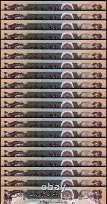 Afghanistan 20 AFGHANIS P-56 1979 x 100 Pcs LOT de LIASSE NEUF Billet de Monnaie Mondiale