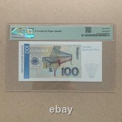 Allemagne 100 marks 1989 PMG 67 EPQ billet de banque monnaie allemande UNC P41a