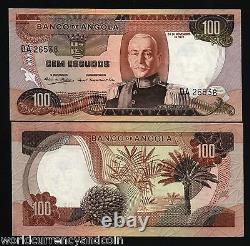 Angola 100 Escudos P-101 1972 X 100 Pcs Lot Bundle Plant Tree Unc Currency Note