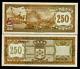 Antilles Néerlandaises 250 Gulden P-13 1967 Billet De Banque Néerlandais Unc Rare De Monnaie Mondiale