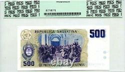 Argentine 500 Pesos 1984 Banco Central Gem Unc Pick 316 A Lucky Money Value 300 $