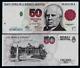 Argentine 50 Pesos P-344 A 1992 Buenos Aires Aunc-unc Monnaie Mondiale Billet D'argent