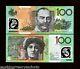 Australie 100 Dollars P61 2014 Polymer Opera Peacock Unc Monnaie Argent Banknote
