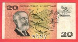 Australie 20 Dollars P46 E 1985 Smith Aéronautique UNC John/fra Sign Billet de Banque