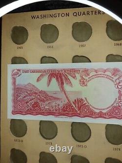 Autorité monétaire des Caraïbes orientales 1965 - 1 Dollar Gemme, Neuf +, #9233.