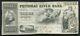 Bank 1854 $ 3 Rivière Potomac Georgetown, D. C. Monnaie Obsolète Remarque Unc