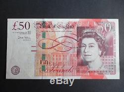 Banque Réelle De La Monnaie De L'argent Angleterre Cinquante Billets 50 £ De Livres 2011 2015