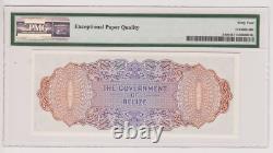 Belize 2 Dollar 1976 P34c 2$ PMG Gem UNC 64 EPQ Reine Elizabeth Billet Rare