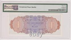 Belize 2 Dollar 1976 P34c 2$ PMG Gem UNC 64 EPQ Reine Elizabeth Billet Rare