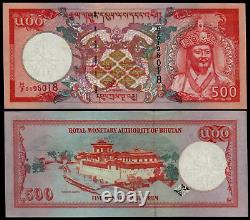 Bhoutan 500 NGULTRUM P-26 ND 2000 Millennium RARE Billet de banque UNC bhoutanais