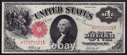 Billet de 1 dollar de 1917 de monnaie légale Fr. 37 Elliott Burke Pcgs B Choix Non Circulé 64 Ppq