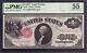 Billet De 1 Dollar De 1917, Monnaie De Type "legal Tender Note" Fr. 36 Teehee Burke Pmg Presque Neuf Au 55.
