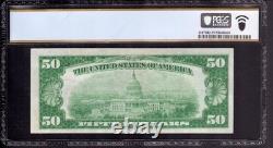 Billet de 50 $ en or de 1928, Certificat Fr. 2404, Bloc Aa, Pcgs B, Environ Unc Au 55