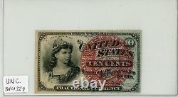 Billet de banque de 10 cents en monnaie fractionnaire de 1863 en condition UNC #BH01329
