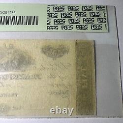 Billet de banque de 5 $ de la Banque de Frankfort, Kentucky, années 1810, Remainder PMG UNC 58 PPQ