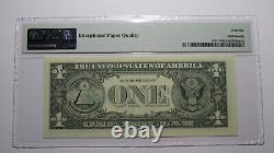 Billet de banque de la Réserve fédérale de 1995 avec numéro de série Radar PMG UNC66EPQ