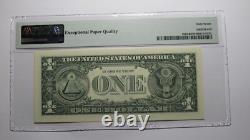 Billet de banque de la Réserve fédérale de 1 $ de 2003, numéro de série répété, PMG UNC67