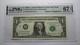 Billet De Banque De La R&eacute;serve F&eacute;d&eacute;rale De 1 $ De 2003, Num&eacute;ro De S&eacute;rie R&eacute;p&eacute;titif, Pmg Unc67