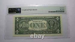 Billet de banque de la Réserve fédérale de 2003 à numéro de série répétiteur $1 PMG UNC67