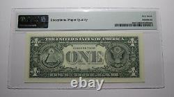 Billet de banque de la Réserve fédérale de 2003 avec numéro de série Radar PMG UNC67EPQ