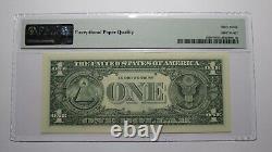 Billet de banque de la Réserve fédérale de 2003 avec un numéro de série radar PMG UNC67EPQ