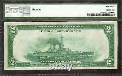 Billet de banque de la Réserve fédérale de 2 dollars de 1918 à Chicago, Illinois, Pmg Au 53 Unc (393a)