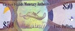 Billet de banque des Îles Caïmans UNC 50 dollars 2010 Reine Elizabeth II