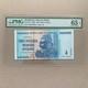 Billet De Banque Du Zimbabwe De 100 000 Milliards De Dollars 2008 P91 Gem Unc Pmg 65 Epq