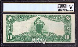 Billet de banque national Chariton de 10 $ de 1902, monnaie de l'Iowa, certifié PCGS B choix non circulé CU 64 PPQ.