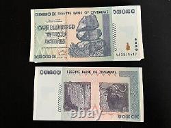 Billet de banque zimbabwéen de 100 billions de dollars de 2008, AA P-91 GEM Unc Note Currency