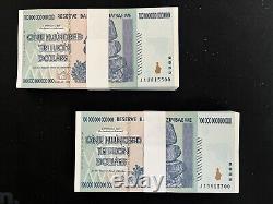 Billet de banque zimbabwéen de 100 billions de dollars de 2008, AA P-91 GEM Unc Note Currency