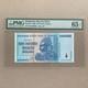 Billet De Banque Zimbabw&eacute;en De 100 Trillions De Dollars 2008 P91 Unc Pmg 65 Epq Monnaie